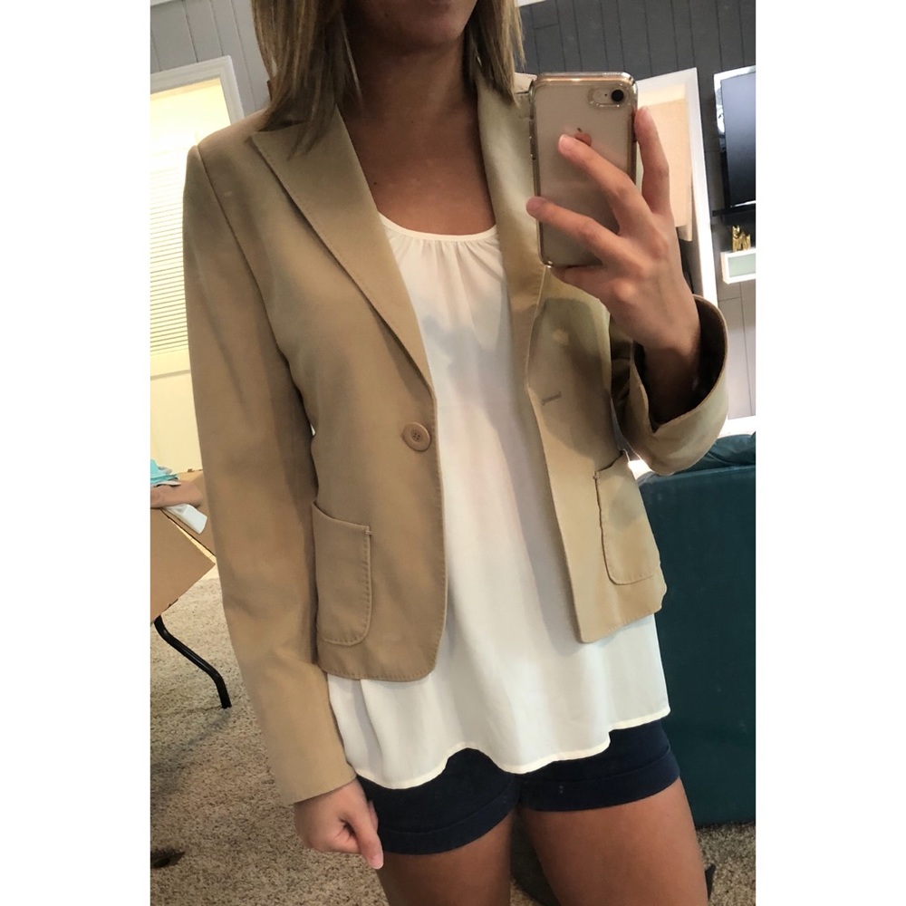 Tan blazer